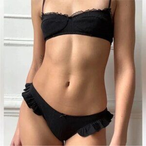 Cou Cou Intimates Balconette Black Bralette